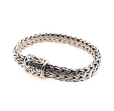 Handwoven Silver Bracelet- 7"
